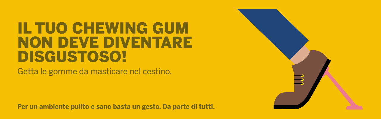 Il tuo chewing gum non deve diventare disgustoso