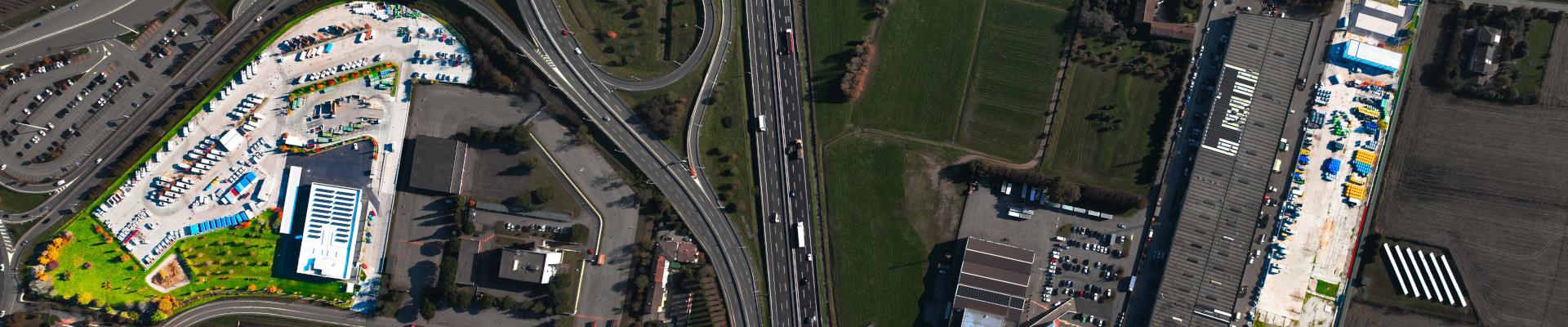 Inaugurato il nuovo polo ambientale Foto aerea della nuova struttura